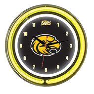 Southern Mississippi Neon Wall Clock - 14"