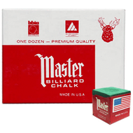 Master Chalk, Green, 12-Piece Box