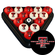 Texas Tech Red Raiders Billiard Ball Set
