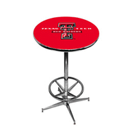 Texas Tech Pub Table with Foot Ring Base