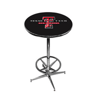 Texas Tech Pub Table with Foot Ring Base 1