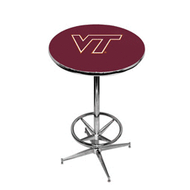 Virginia Tech Pub Table with Foot Ring Base