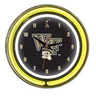 Wake Forest Neon Wall Clock - 14"