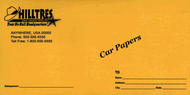 License Plate Envelope – Imprinted