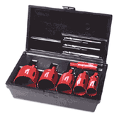 Deep Cut Electricians 7 pc Kit, Bimetal,Arbor Attached Real McCoy