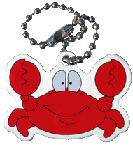 Connie the Crab Travel Tag
