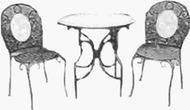 Marbella 3pc Bistro Set