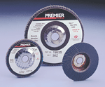 Carborundum  - 4-1/2" x 7/8" Type 29 Premium Zirconia Flap Disc 120 Grit - XC 1176 - 05539518619 -10 Ea Box 
