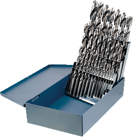 Michigan Drill 307F - 29 Pc. HSS Drill Bit Set Black Oxide 1/16"-1/2" USA