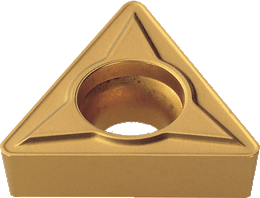 APT TCMT21.51TC - TCMT21.51 C6 Carbide Inserts - TiN Coated 10 Ea 