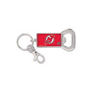 New Jersey Devils Bottle Opener Metal Keychain (WC)