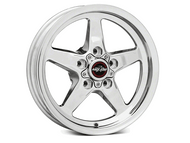 RACE STAR POLISHED 15X3.75  DRAG WHEEL FORD 1.25 BS 5X4.5 BC -28.7 OFFSET 92-537140-DP