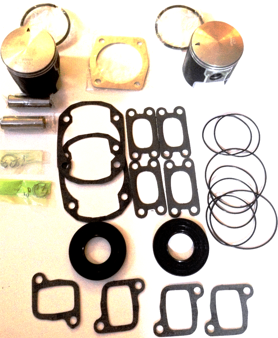 Rotax 377 piston and gasket kit for ultralight aircraft engine top end